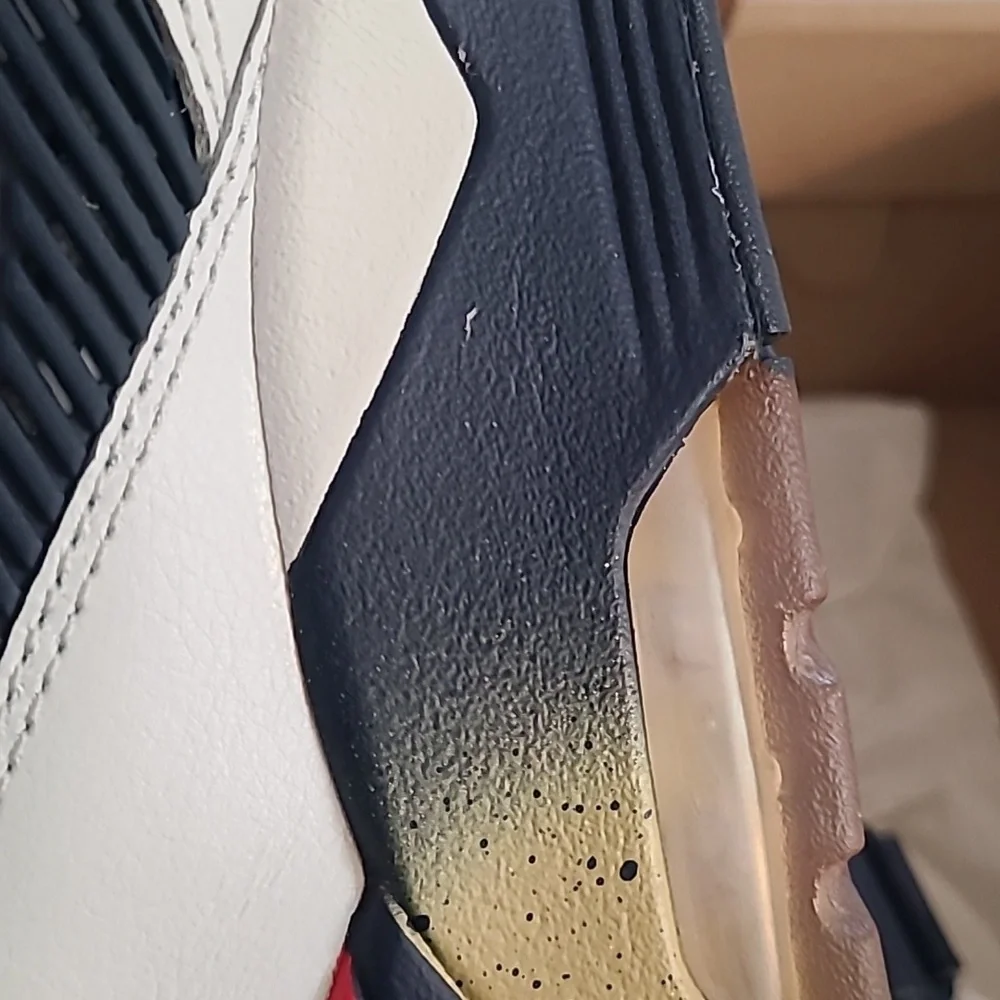 Nike White and Blue Sneakers